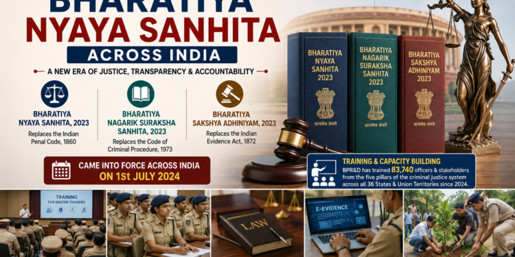 Comprehensive Implementation of Bharatiya Nyaya Sanhita Across India