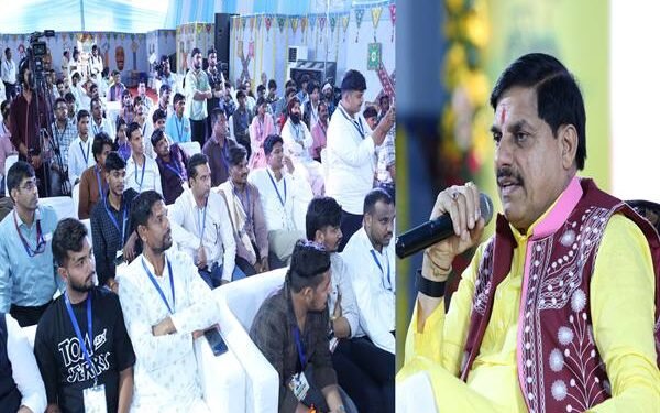 Chief Minister Dr. Mohan Yadav interacting with social media influencers