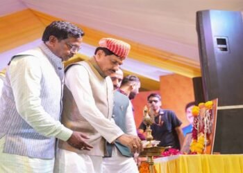 Image of Chief Minister Dr. Mohan Yadav at Maharshi Sandipani Ashram