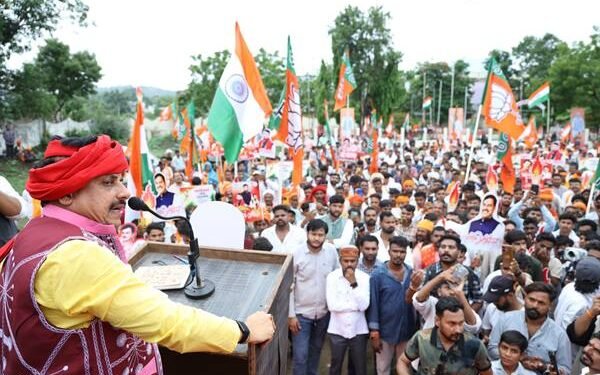 Chief Minister Dr. Mohan Yadav at the event honoring Amar Shaheed Chandrashekhar Azad