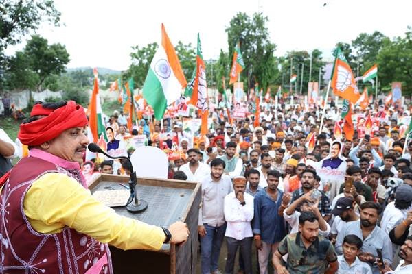 Chief Minister Dr. Mohan Yadav at the event honoring Amar Shaheed Chandrashekhar Azad