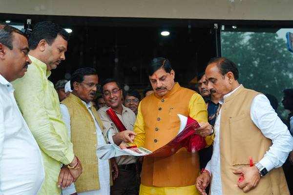 Chief Minister Dr. Mohan Yadav inspecting the under-construction Reptile Park in Ujjain