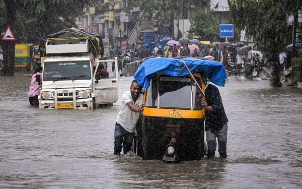 Floodwaters in Gujarat