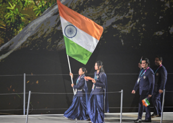 Indian contingent in the 23rd Commonwealth Games