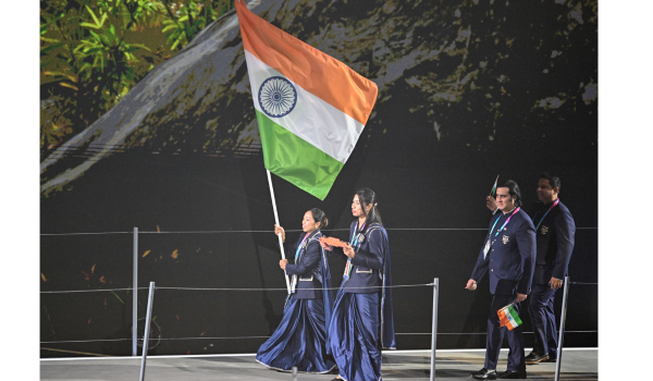 Indian contingent in the 23rd Commonwealth Games