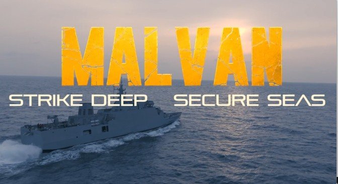 INS Malvan being commissioned by the Indian Navy