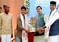 Chief Minister Dr. Mohan Yadav honours Sushri Kranti Goud