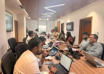Representatives from various cities discussing groundwater recharge interventions