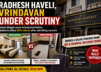 π¨ Radhesh Haveli, Vrindavan Under Scrutiny Over Alleged Room Misrepresentation