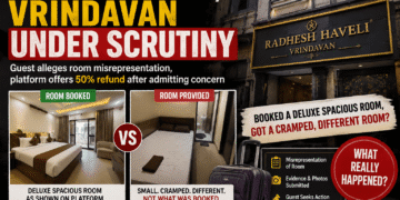 π¨ Radhesh Haveli, Vrindavan Under Scrutiny Over Alleged Room Misrepresentation