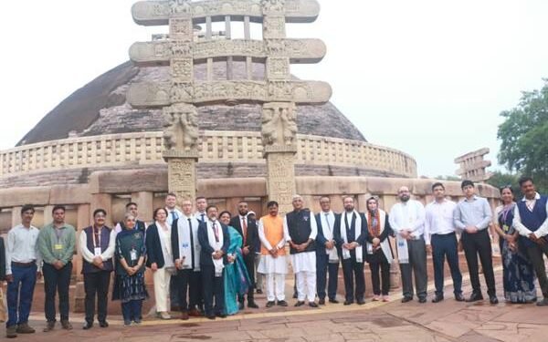 BRICS delegates visiting Sanchi, India