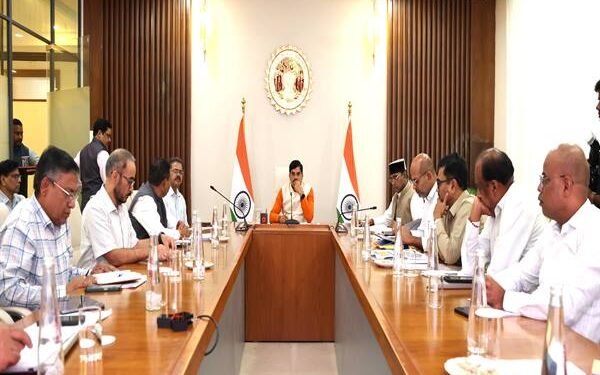 Chief Minister addressing State-Level Steering Committee on dairy cooperatives