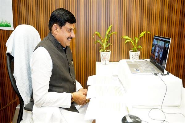 Chief Minister Dr. Mohan Yadav addressing the Balram Agriculture Festival