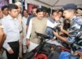 Chief Minister Dr. Mohan Yadav inspecting disaster management equipment