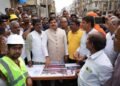 Madhya Pradesh Chief Minister Dr. Mohan Yadav inspecting road-widening work in Ujjain