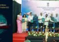 Former Secretary, Ministry of Earth Sciences (MoES), Dr. M. Ravichandran, releasing the National Report on Deep-Sea and Distant-Water Fishery Resources of Indian EEZ during the Silver Jubilee celebrations of the Centre for Marine Living Resources & Ecology (CMLRE), Kochi