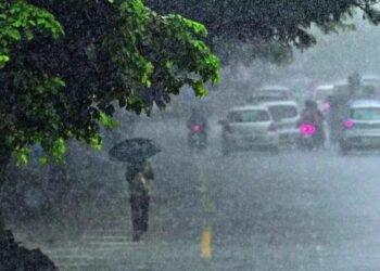 Heavy rainfall over various regions of India