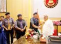 Governor Shri Mangubhai Patel at World Scout Scarf Day celebration