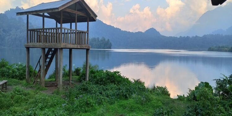 Glaw Lake, a freshwater lake in the Eastern Himalayas