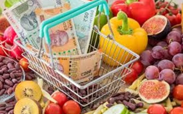 Graph showing inflation rates in India