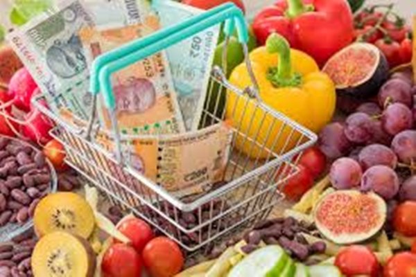 Graph showing inflation rates in India