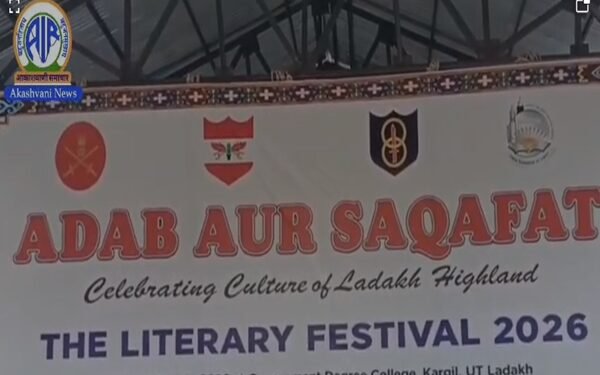Indian Army organising a literary festival in Kargil, Ladakh highlighting the region’s rich cultural and literary traditions