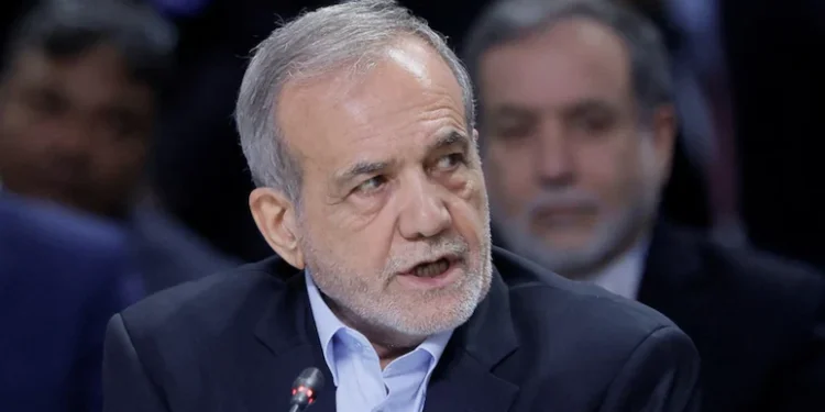 Iranian President Masoud Pezeshkian