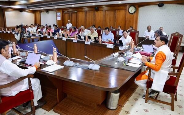 Madhya Pradesh State Cabinet meeting chaired by Chief Minister Dr Mohan Yadav