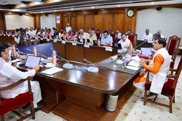 Madhya Pradesh State Cabinet meeting chaired by Chief Minister Dr Mohan Yadav