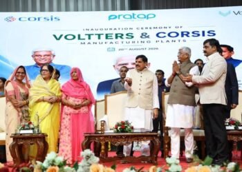 Chief Minister Dr. Mohan Yadav inaugurating the industrial units in Pithampur, Madhya Pradesh.