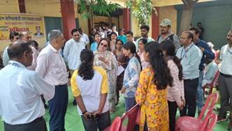 Field visit by Smt Ranjana Chopra, Secretary of the Ministry of Tribal Affairs in Madhya Pradesh