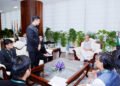 Raksha Mantri Rajnath Singh with Officer Trainees of Indian Defence Estates Service