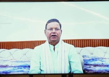 Union Minister Pankaj Chaudhary addressing SPMCIL Award Ceremony