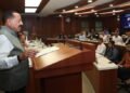 Union Minister Dr. Jitendra Singh addressing civil servants during a training course